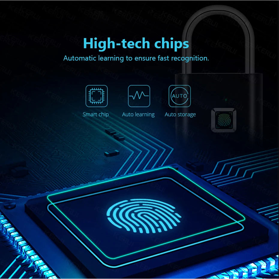 waterproof finger print Z lock