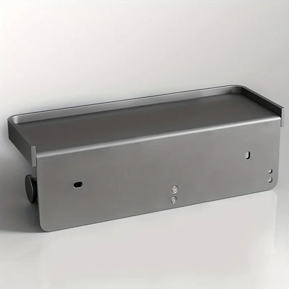 ELEGANT TOILET PAPER HOLDER WITH SHELF