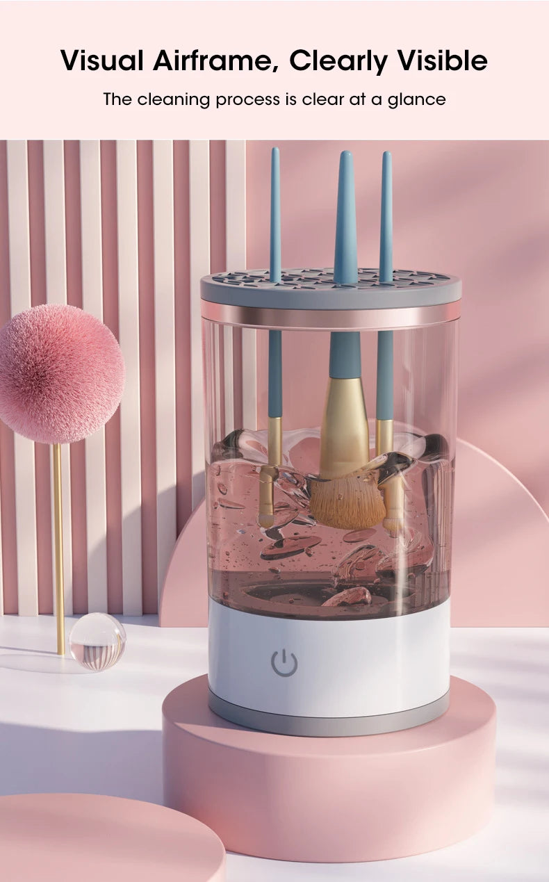 QUICK GLAM ELECTRIC MAKEUP BRUSH CLEANER